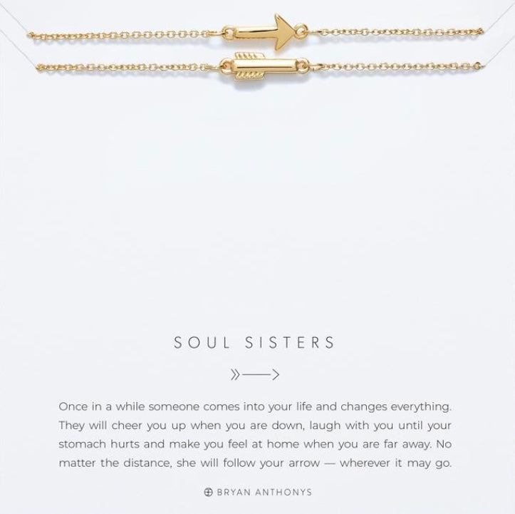 Soul Sisters Best Friend Arrow Necklaces