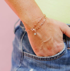 Glitter Clip Star Bracelet