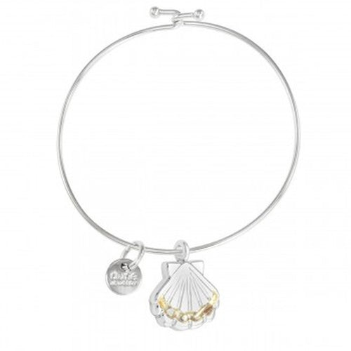 Nauset Beach, Cape Cod Dune Beach Bangle - Scallop Shell