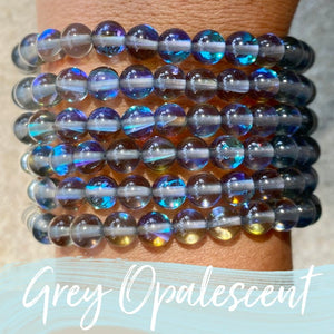 Strength - Grey Opalescent Stacker TJazelle HELP