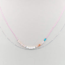 Load image into Gallery viewer, Beaded Double Layered Necklace