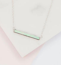 Load image into Gallery viewer, Opal Bar Layering Necklace - Chloe &amp; Lois
