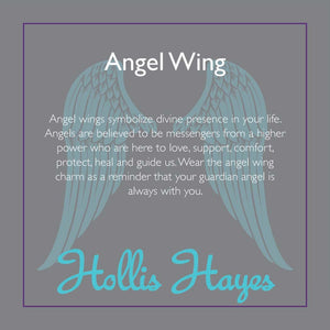 Angel Wing - Blue Lace – Marie's Jewelry Store