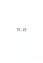 Load image into Gallery viewer, Astrid Stud Earrings - Blue Opal