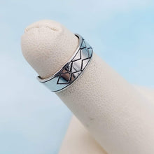 Load image into Gallery viewer, Aztec Toe Ring - Sterling Silver