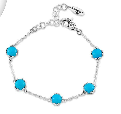 December- Sleeping Beauty Turquoise Glow Bracelet