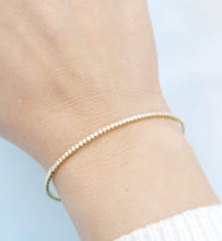 Load image into Gallery viewer, Diamond Flex Bangle - .62 Carats - 14K Yellow Gold