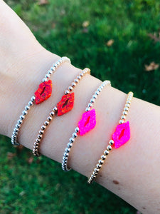 "Opal Lips" Beaded Bracelet - Our Whole Heart