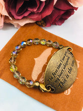 Load image into Gallery viewer, "The First Time I Saw You..."-Lenny and Eva Sentiment Bracelet