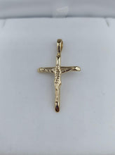 Load image into Gallery viewer, Solid Crucifix- 14k Gold