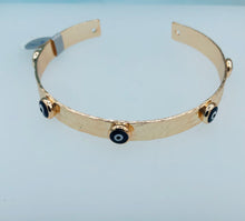 Load image into Gallery viewer, Evil Eye Cuff Bracelet