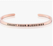 Load image into Gallery viewer, I Count My Blessings Bangle