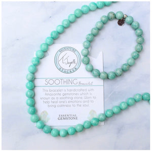 "Soothing" Peruvian Amazonite Stacker Bracelet - TJazelle