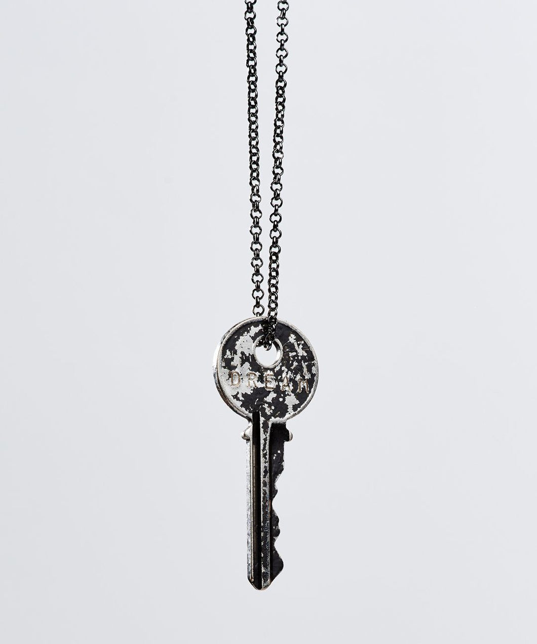 Classic Key Necklace In Black