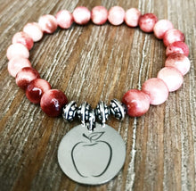 Load image into Gallery viewer, Apple Beaded Stretch Bracelet
