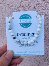 Load image into Gallery viewer, Dreamer White Howlite Stacker - TJazelle HELP Collection