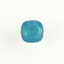 Load image into Gallery viewer, Caribbean Blue Opal Cushion Bling