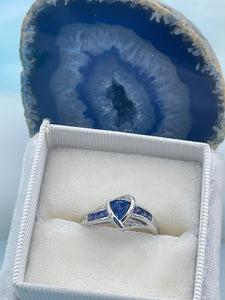 Intuitive Iolite Ring - 10K White Gold