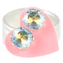 Load image into Gallery viewer, Ice AB Cushion Bling Earrings - JoJoLovesYou