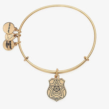 Load image into Gallery viewer, Law Enforcement PD Charm Bangle Bracelet - Alex and Ani