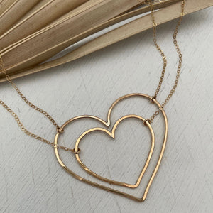 "I Heart Paris" Open Heart Necklace