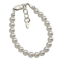 Load image into Gallery viewer, Serenity - Sterling Silver Pearl Baby &amp; Children’s Bracelet