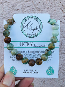 Lucky Green Quartz Stacker - TJazelle