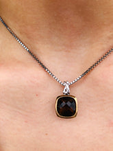 Load image into Gallery viewer, Smokey Topaz Necklace - Sterling Silver - Colore SG