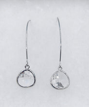 Load image into Gallery viewer, Clear - Gemstone Threader Earring