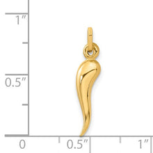 Load image into Gallery viewer, 14k Italian Horn Charm - Made in Italy