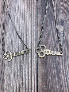 Never Ending Giving Key Necklace