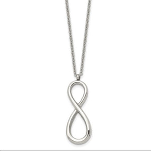 Infinity Symbol Necklace - Stainless Steel