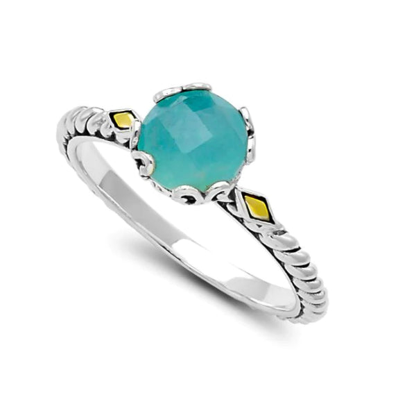 Aquamarine  Glow Ring- March  Birthstone