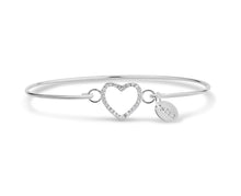 Load image into Gallery viewer, Pavé Icon Bracelet Open Heart