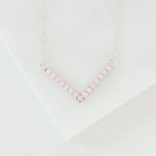 Load image into Gallery viewer, Milky Pink Dreams Point Necklace
