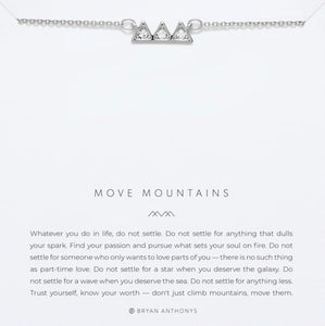 Move Mountains Necklace- Bryan Anthony