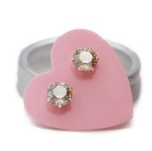 Load image into Gallery viewer, Vanilla Ultra Mini Bling Earrings - JoJoLovesYou