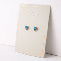 Load image into Gallery viewer, Dolce Stud Earrings Caribbean Blue