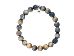 Confidence Stacker with Dream Tiger’s Eye Gemstone - TJazelle