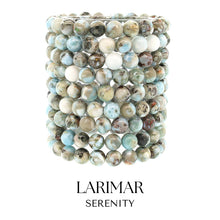 Load image into Gallery viewer, &quot;Serenity&quot; Larimar Stacker Bracelet - TJazelle