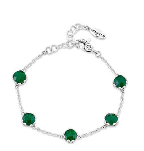 May - Emerald  Glow Bracelet