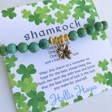 Load image into Gallery viewer, Four Leaf Clover Beaded Bracelet