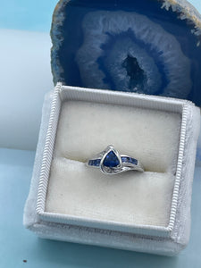 Intuitive Iolite Ring - 10K White Gold