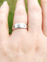 Load image into Gallery viewer, Eye of Horus Thick Silver Band - Sterling Silver