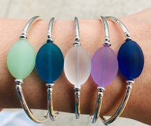 Load image into Gallery viewer, Sea Glass Oval Bracelet