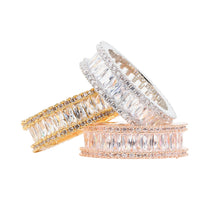 Load image into Gallery viewer, Royal Bling Enternity Band - Rose Gold