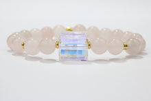 Load image into Gallery viewer, Stash Sophie with Swarovski Crystal and Rose Quartz Bracelet