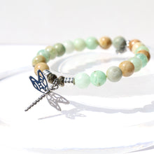 Load image into Gallery viewer, Dragonfly Silver Charm Bracelet - TJazelle