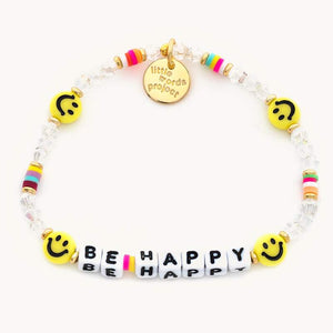 "Be Happy" - Smiley LWP Bracelet