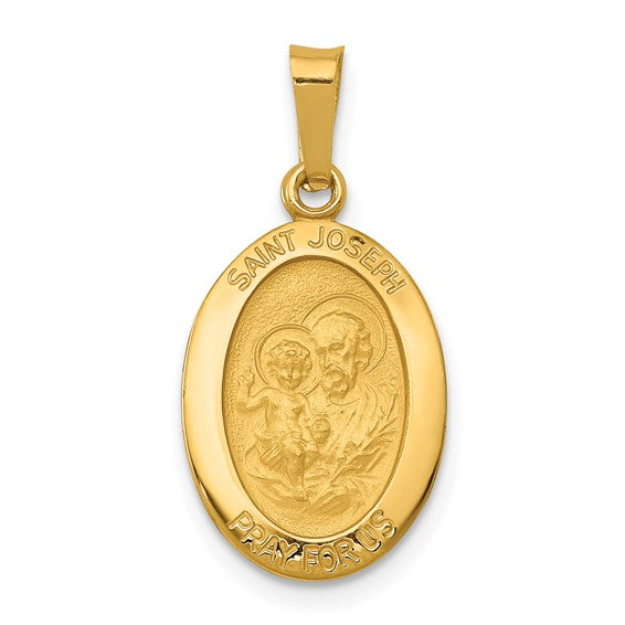 14k Saint Joseph Medal Charm